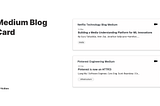 Create Medium Blog ReadMe Card