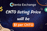 Ciento Exchange — CNTO Trading