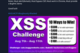 BugPOC XSS Challenge Solution