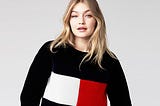 Gigi is the new face of TOMMY