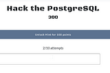 Central-Infosec{PostgreSQL}