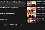 YouTube Channels That Guided Me In Learning Japanese