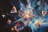 Crystals exploding in space