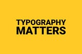 What should a new designer know about typography?