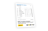 SPORT TV is our latest advertiser