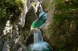 Waterfalls at Garnitzenklamm Gorge near Hermagor / Austria