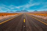 Image of an empty road.