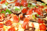 Veggie Pita Pizza — Vegetarian
