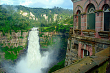 Salto del Tequendama, view from the hotel, Colombia