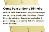 Como Pensar Sobre Dinheiro