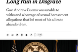 A (very) quick take on Andrew Cuomo