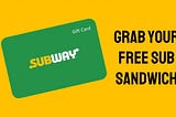 Subway Gift Card Balance