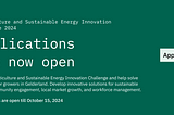 Horticulture and Sustainable Energy Innovation Challenge 2024