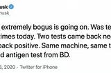 Should Elon Musk worry about his COVID-19 test results? -An Introduction to Basic Bayesian Theories