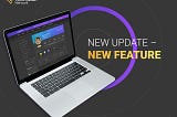 New update — new feature