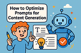 How to Optimize Prompts for Content Generation?