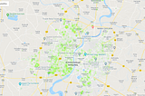 Heatmap with Python and GoogleMaps Tutorial