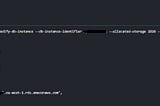 Story 8 : AWS RDS DB instance stuck in “storage-full” state