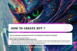 “Step-by-Step Guide to Creating Your Own NFT: From Preparation to Promotion” by NFTSpace.