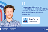 Rencontrez le Fellow, Prix et défis: Jon Yazer