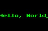 Hello Medium!