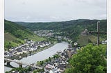 The beautiful river Mosel in Germany