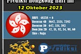 Prediksi HK kamis 12 Oktober 2023