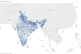 Plotting Population Weighted Mean Centroids on a Country Map