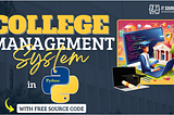 College Management System in Python with Source Code