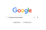 The Australian Government vs. Google