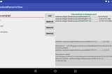 Add views dynamically to layout in Android