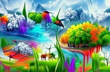 A beautiful scene of nature. I have written a beautiful poem about Nature. Today !I have to share this poem with all .The poem beautifully describes the nature.