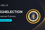 去中心化交易所 Helix 上的 2024 美國總統大選預測盤