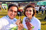 Neelam and My Marathon Experience — A Morning Full of Energy, Joy, and Gratitude