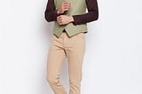 Get The Best Beige Color Waistcoat For Men