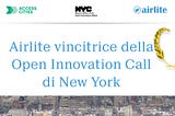 Airlite vincitrice della New York Open Innovation Call