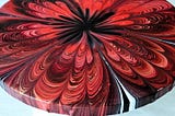 Christmas FLUID ART Compilation🎅~ 5 Red & Gold Acrylic Pour Paintings ~ Satisfying Art Therapy…