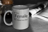 [LIMITED] Female the original iron man white mug