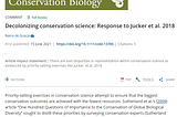 Fury to Publication: Decolonizing Conservation Science