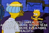 Are Critics of Economics Inconsistent?