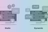 Static websites vs dynamic websites