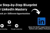 A Step by Step Blueprint for LinkedIn Mastery written in plain text