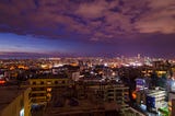 Beirut Cityscape Sunset Timelapse