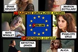 Top 10: Najlepsze Euro-Aktorki (2004–2024) 
- na 20-lecie wejścia Polski do UE (wg Cofnij Kino)