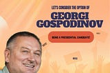 Today I proposed that Georgi Gospodinov be a candidate in the 2026 presidential elections in…
