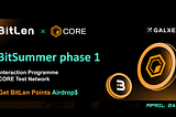 BitSummer Campaign Tutorial (1) —  Claiming Points on Galxe(Core DAO)