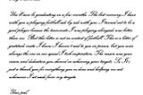 #LetterOfGratitude