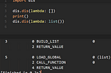 PYTHON: Why [] is faster than list()