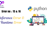 Python Reference and Runtime Errors: How to Spot and Fix Them