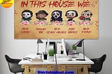 BEST PRICE Horror movies chibi in this house we poster